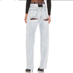 Alexander Wang Rival Boxer Layered Jeans